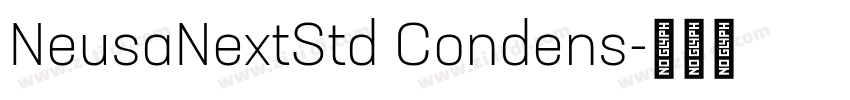 NeusaNextStd Condens字体转换